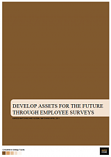 Develop Assets for the Future through Employee Surveys