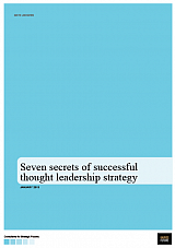 7 Secrets of Thought Leadership